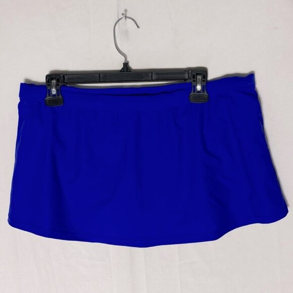 5/$25 George Blue Swim Skirt Bikini Bottom L - Picture 11 of 12